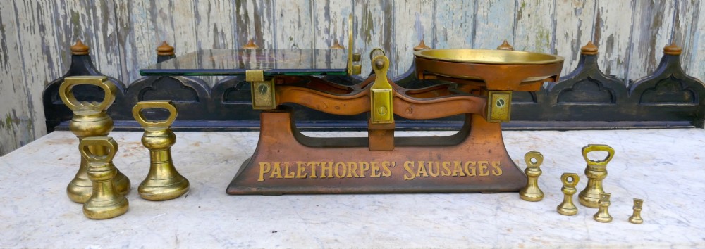Butchers Balance Scales, Advertising Palethorpes’ Sausages  View VI