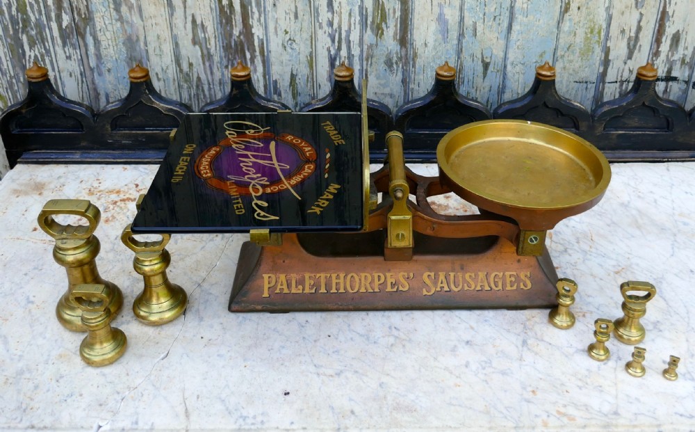 Butchers Balance Scales, Advertising Palethorpes’ Sausages  View VII