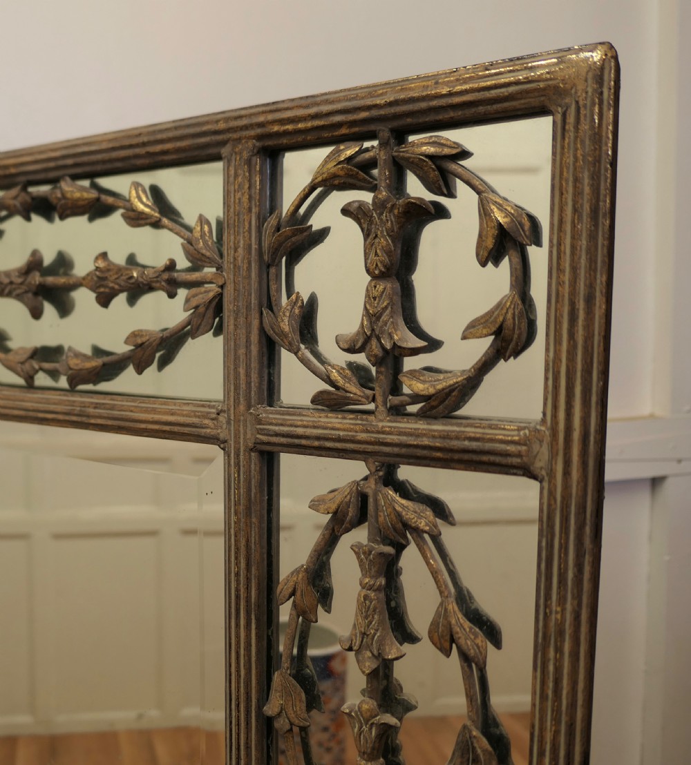 Large Decorative Gilt Wall Mirror View VII