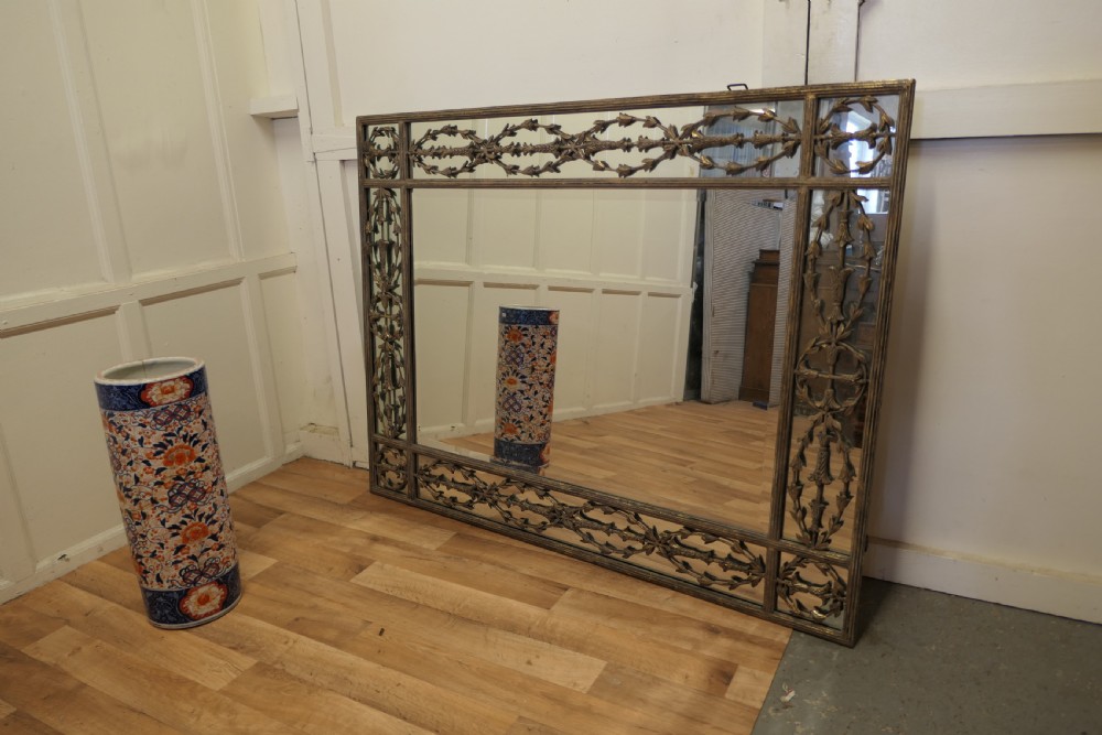 Large Decorative Gilt Wall Mirror View IX