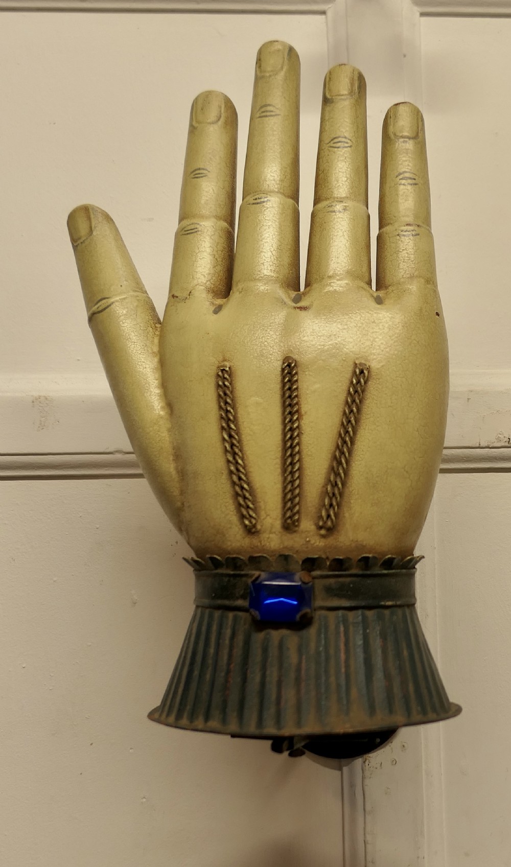 Large French Toleware Glove Maker’s Shop Trade Sign