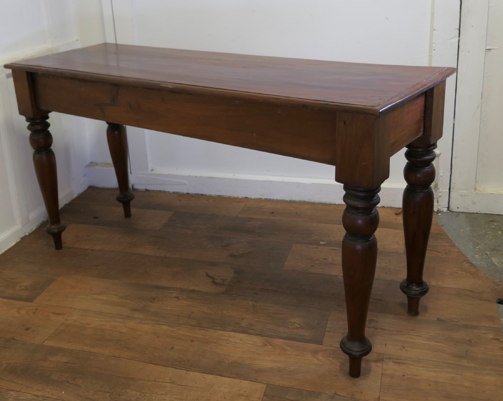 Long Fruitwood Hall Table, Serving Table View V