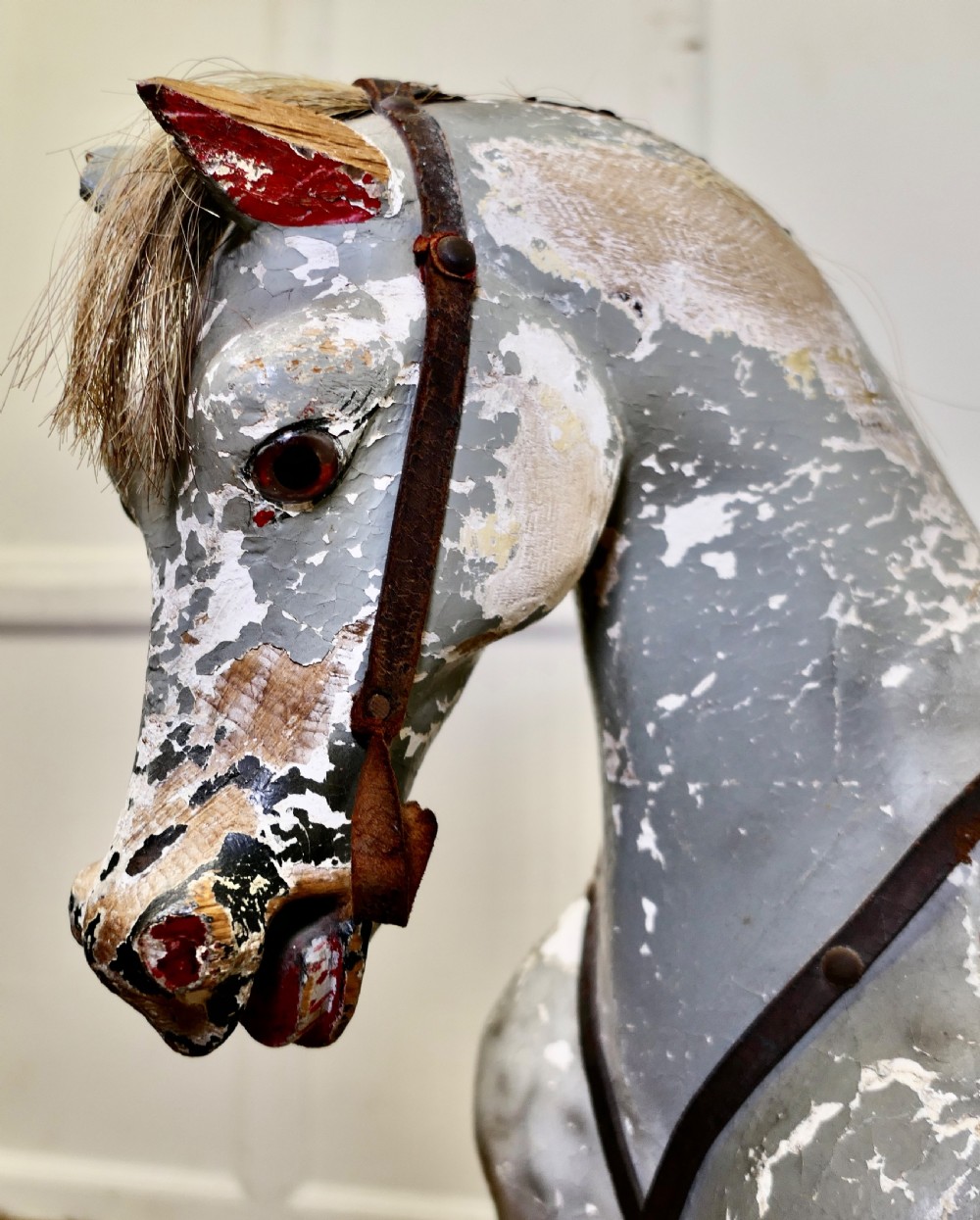 Early 19th Century Wooden Horse
 View XI