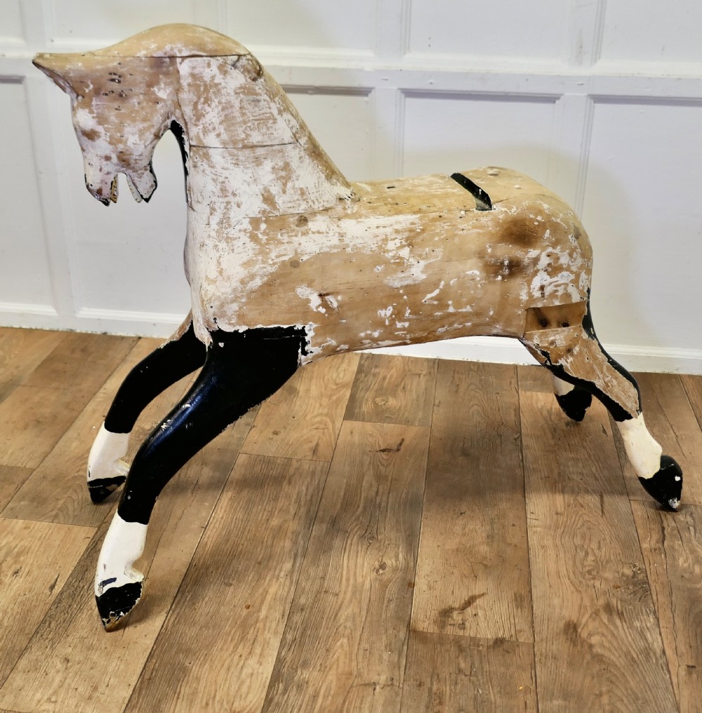 Large Early 20th.Century Pine Horse  View III