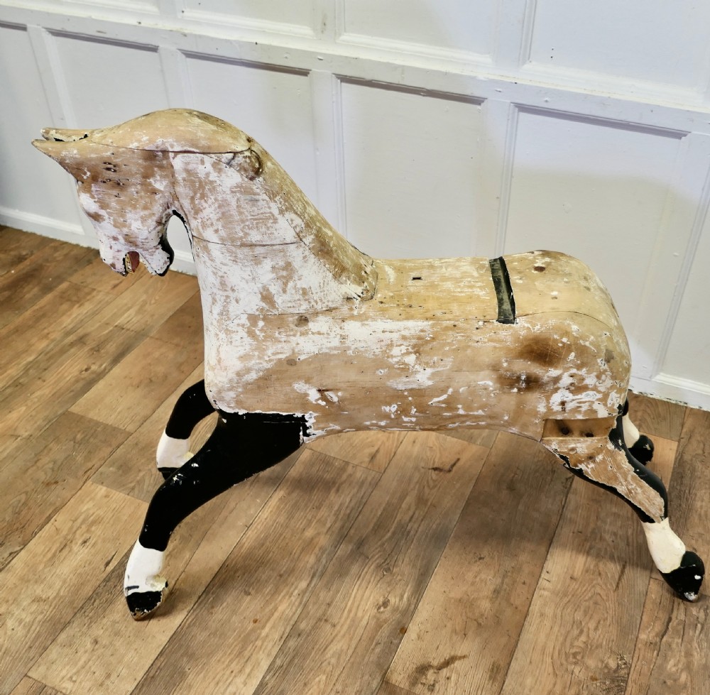 Large Early 20th.Century Pine Horse  View IV