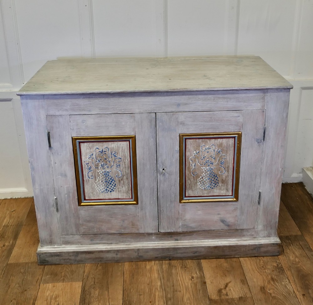 Large Hand Painted Cupboard from South of France View III