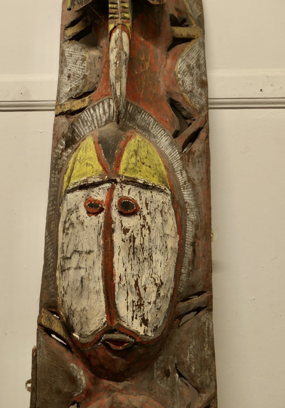 Very Tall Pair of African Marriage Figure Panels View III