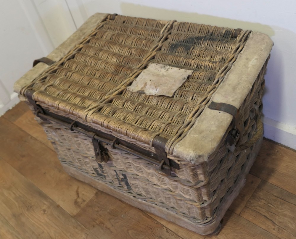 Huge Wicker Railway Parcel Hamper View II