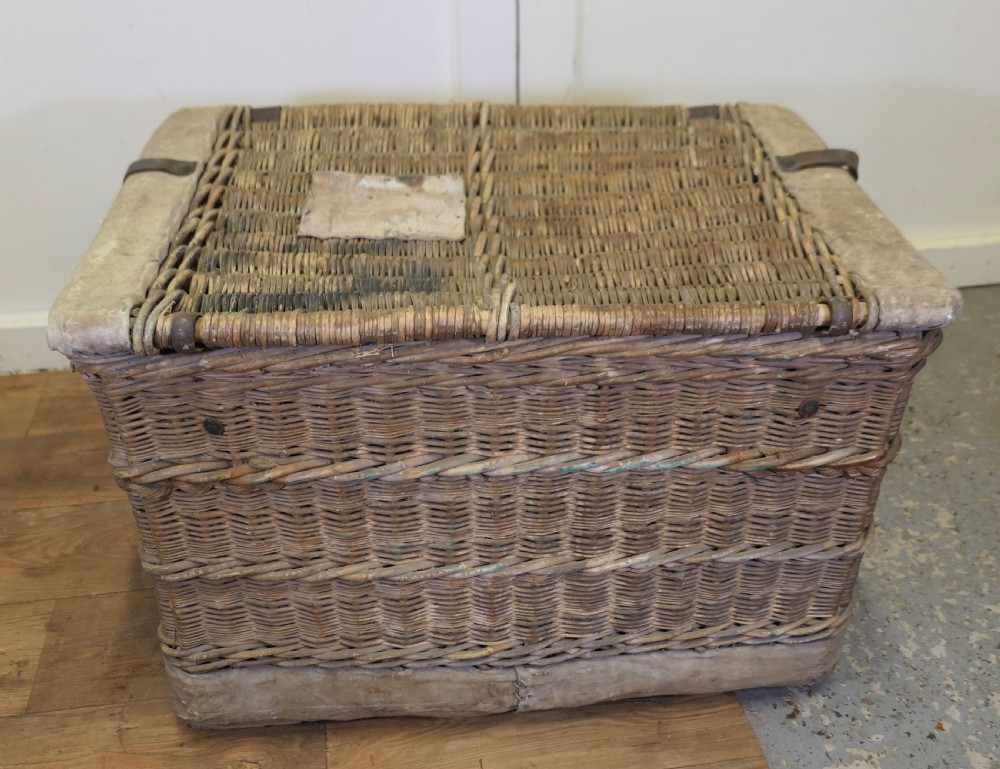 Huge Wicker Railway Parcel Hamper View III