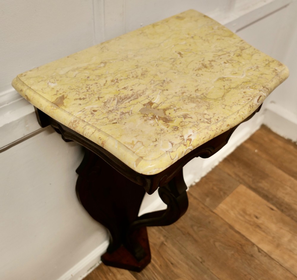19th Century French Console or Pier Table with Marble top View V