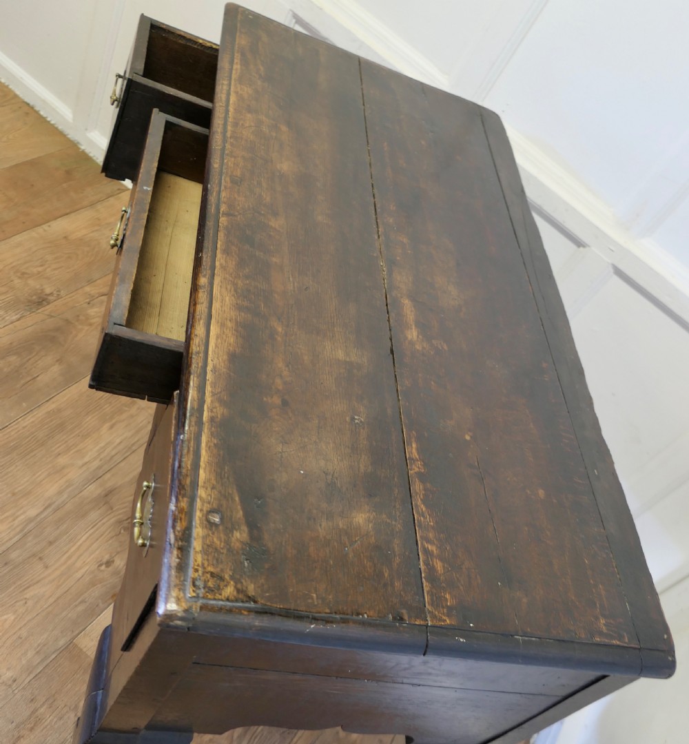 18th Century Oak Low Boy Desk View VII