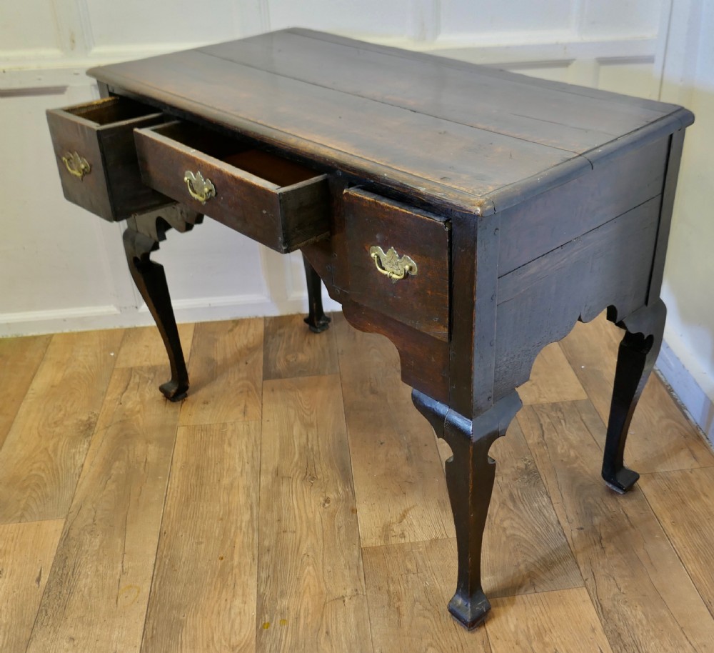 18th Century Oak Low Boy Desk View VIII