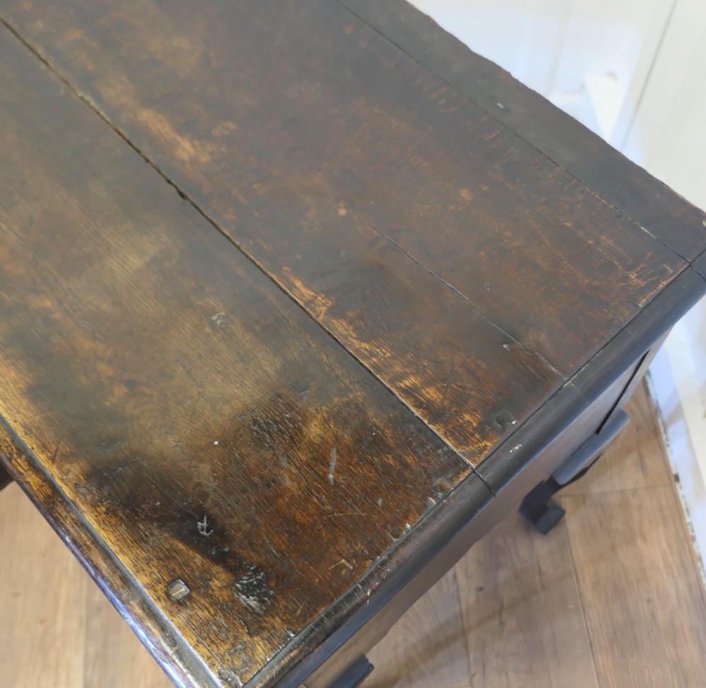 18th Century Oak Low Boy Desk View IX