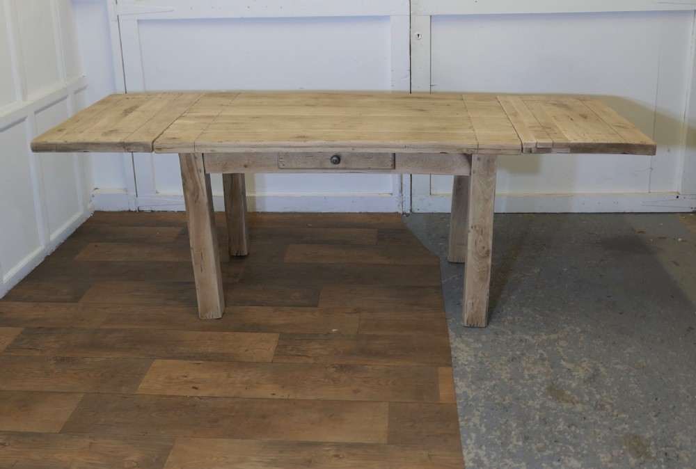 Sun Bleached Oak 7ft Extending Dining Table View III