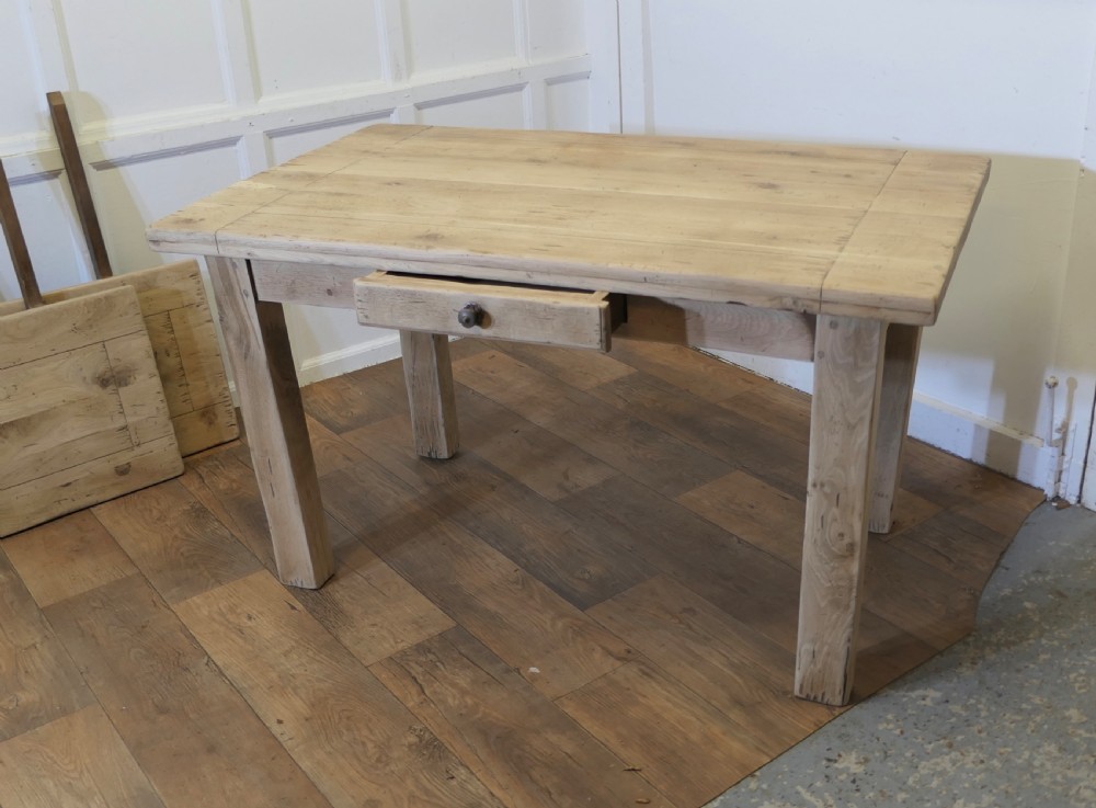Sun Bleached Oak 7ft Extending Dining Table View VII