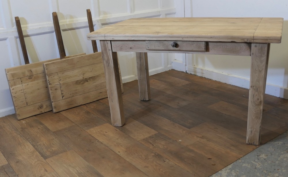 Sun Bleached Oak 7ft Extending Dining Table View VIII