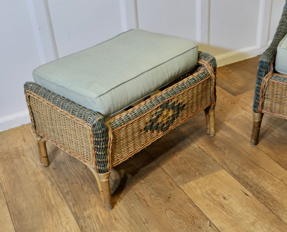 Superb Plantation Chair with Matching Foot Stool  View IV