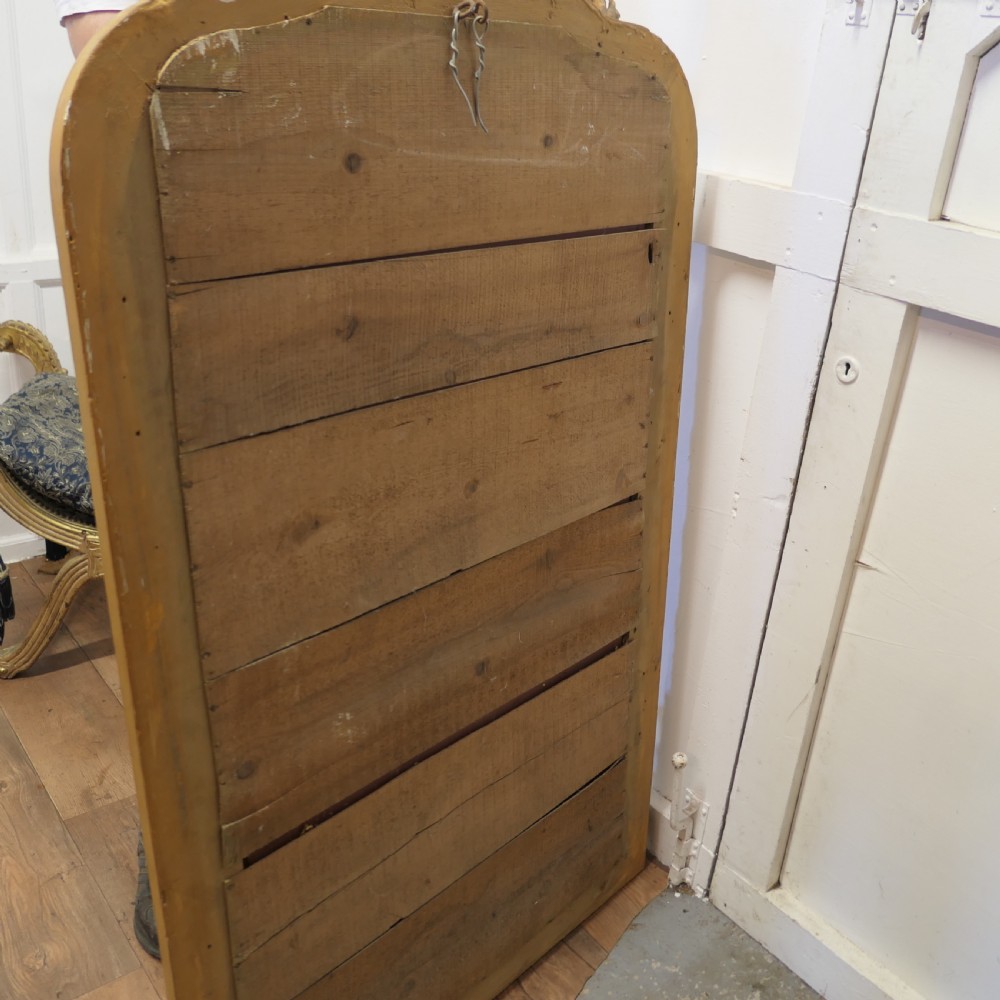 Large Very Decorative Elaborate French Louis Philippe Wall Mirror  View X
