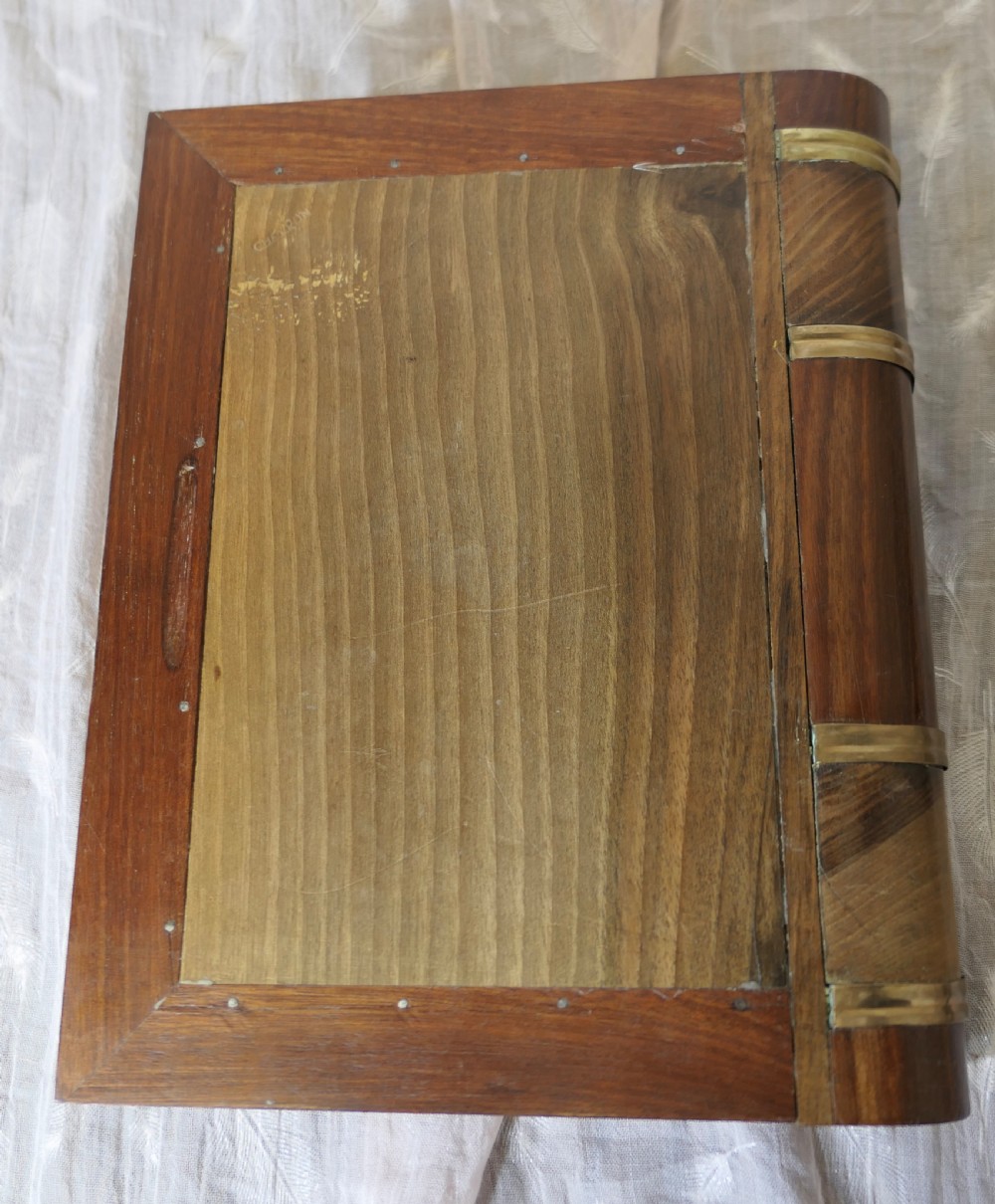 A Rare Art Nouveau Carved Secret Safe Book View V