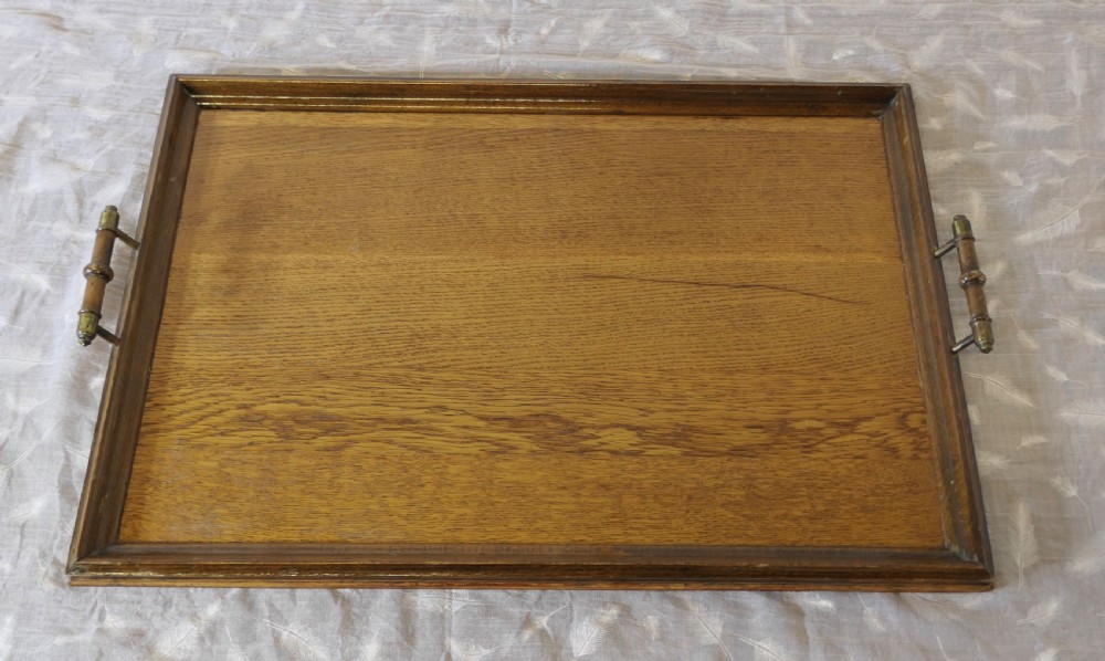 Golden Oak Arts and Crafts Country Tray  View II