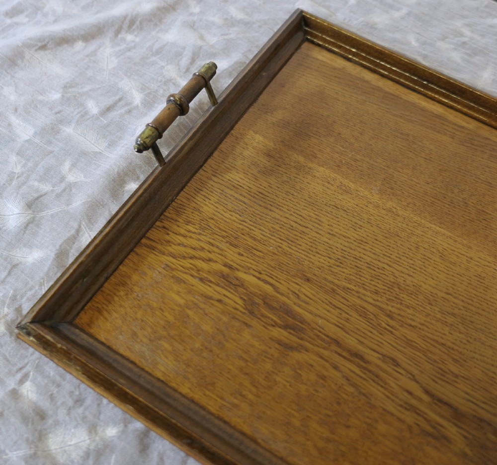 Golden Oak Arts and Crafts Country Tray  View III