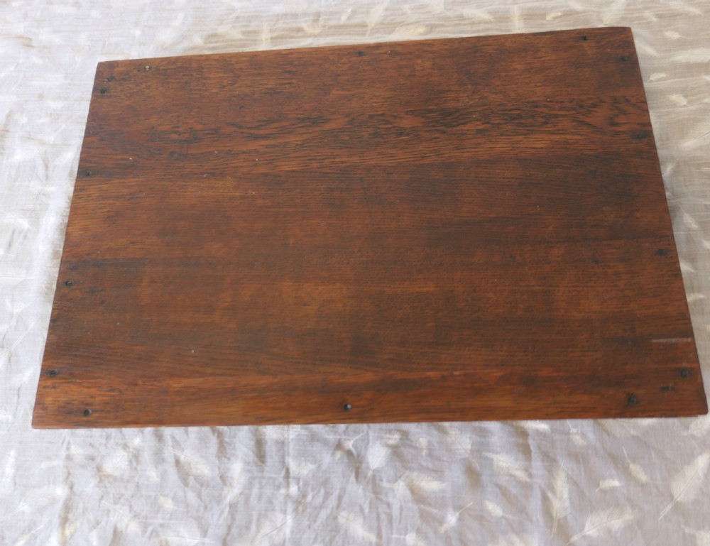 Golden Oak Arts and Crafts Country Tray  View V
