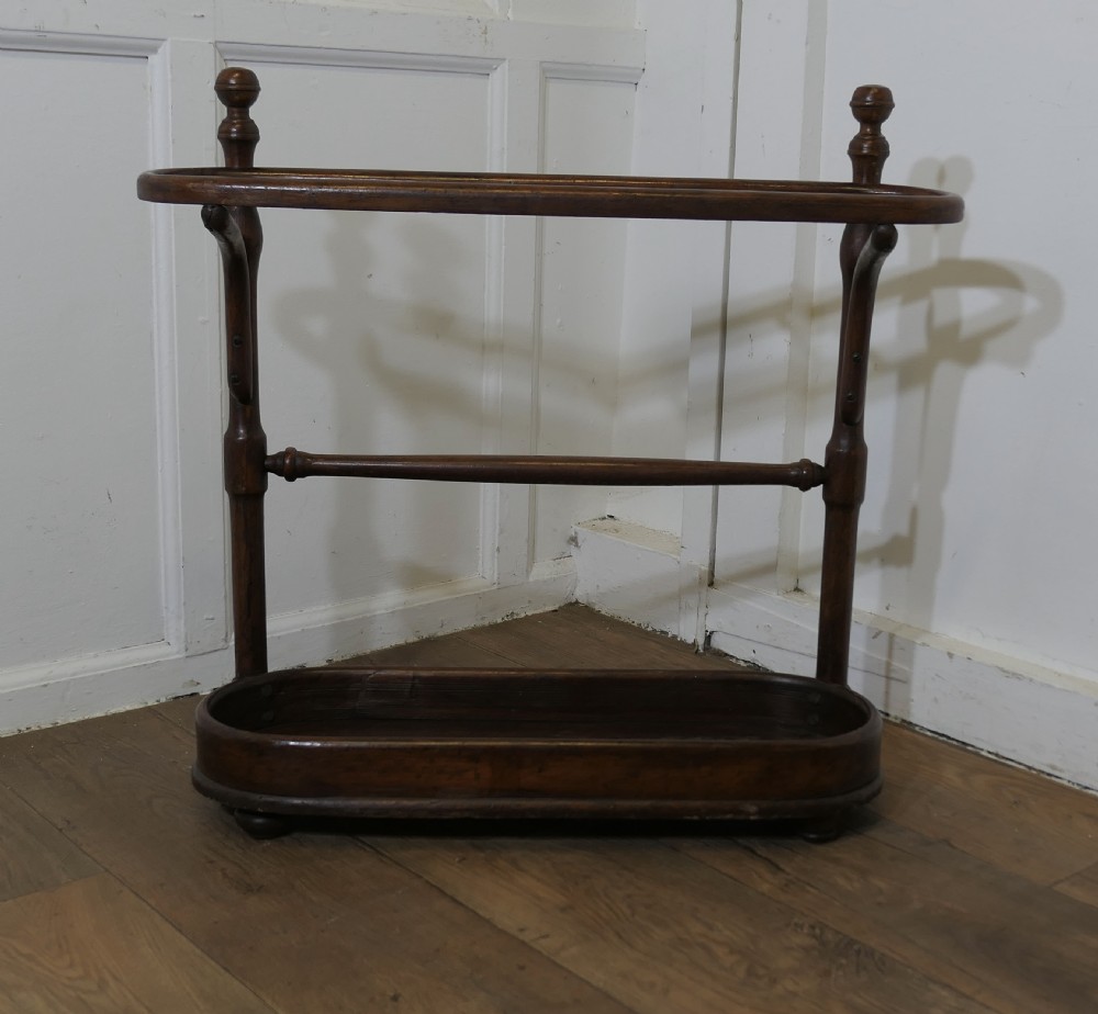 A Long Bentwood Stick Stand or Umbrella Stand