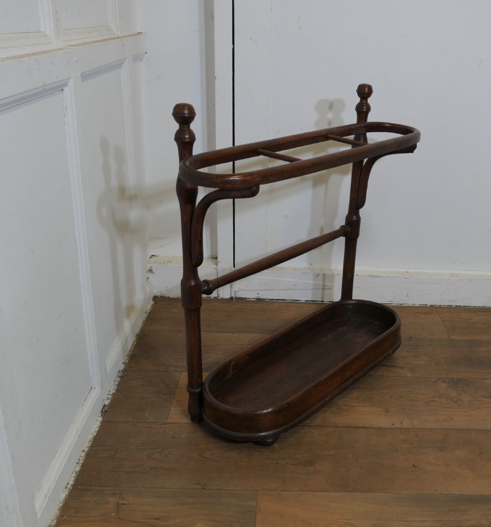 A Long Bentwood Stick Stand or Umbrella Stand View VI
