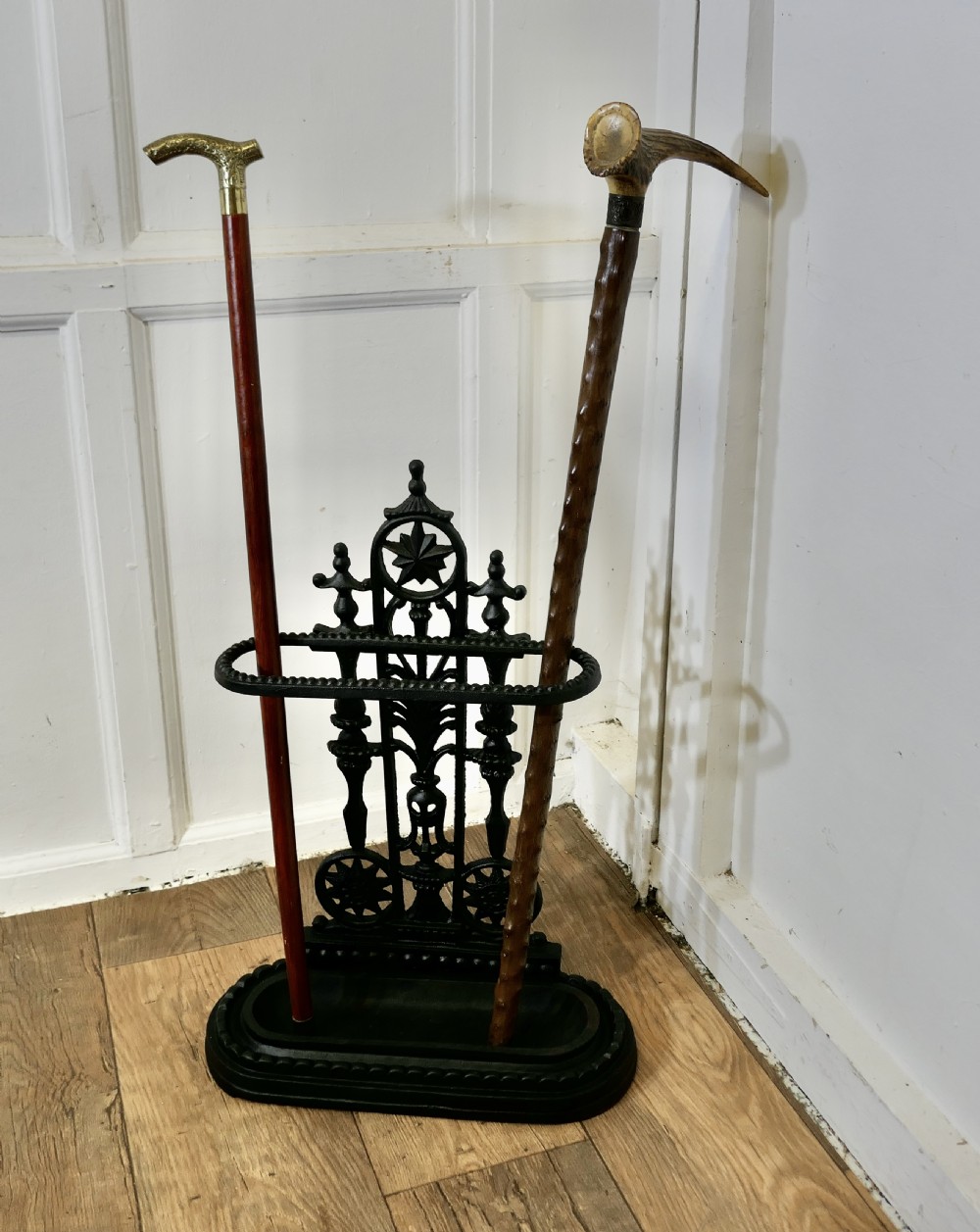 A French Cast  Iron Walking Stick Stand or Umbrella Stand View II