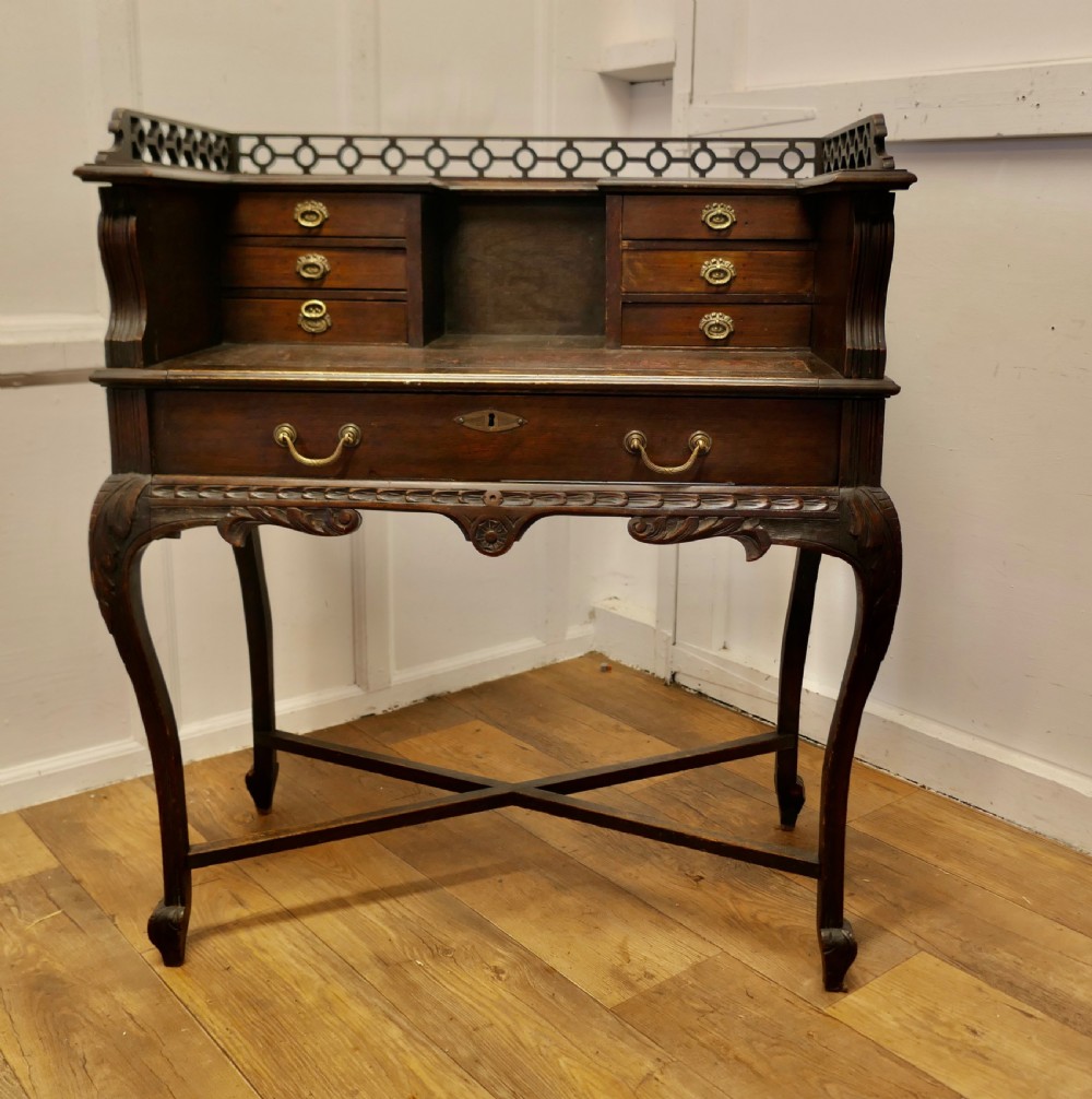 Chinese Chippendale Style Carleton House Desk