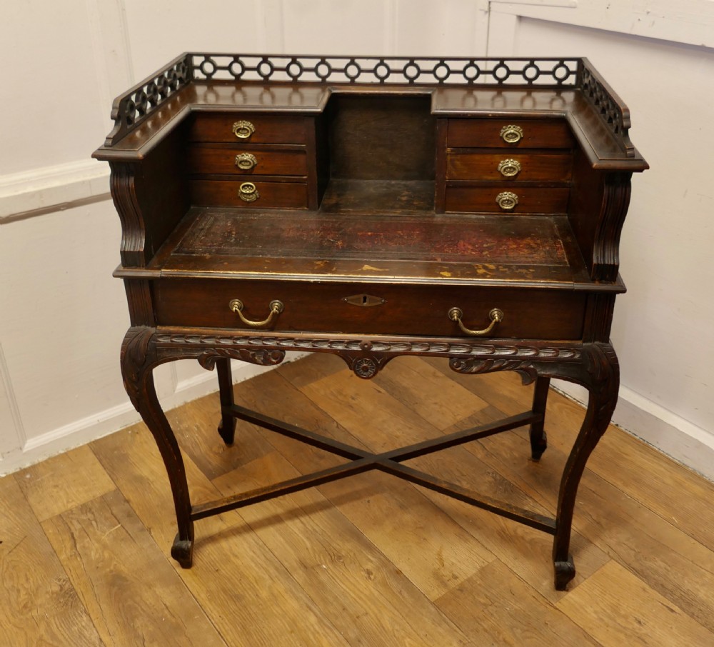 Chinese Chippendale Style Carleton House Desk View II