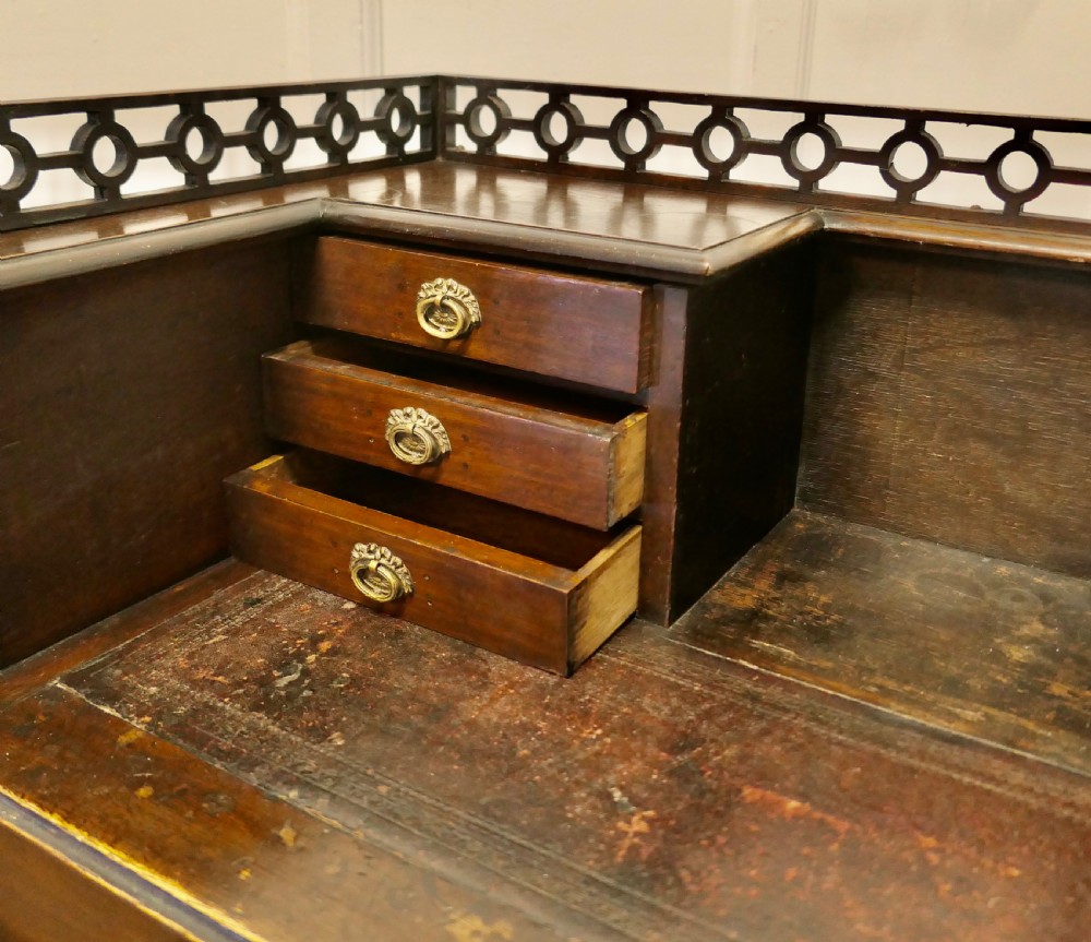 Chinese Chippendale Style Carleton House Desk View III