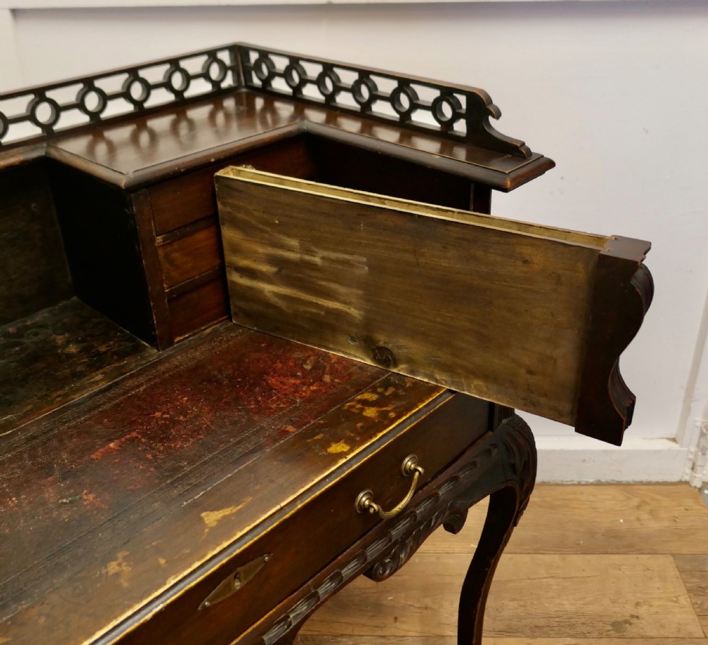 Chinese Chippendale Style Carleton House Desk View X