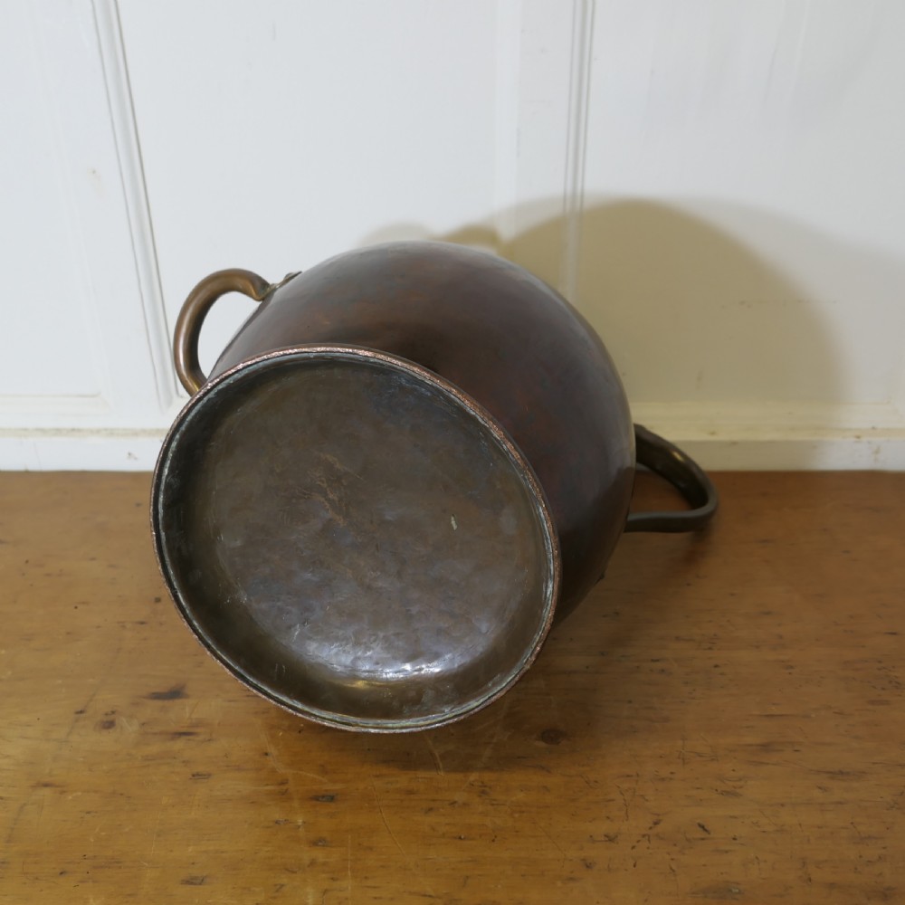 Lovely Old Tavern Copper Ale Jug,  Shop Display View VI