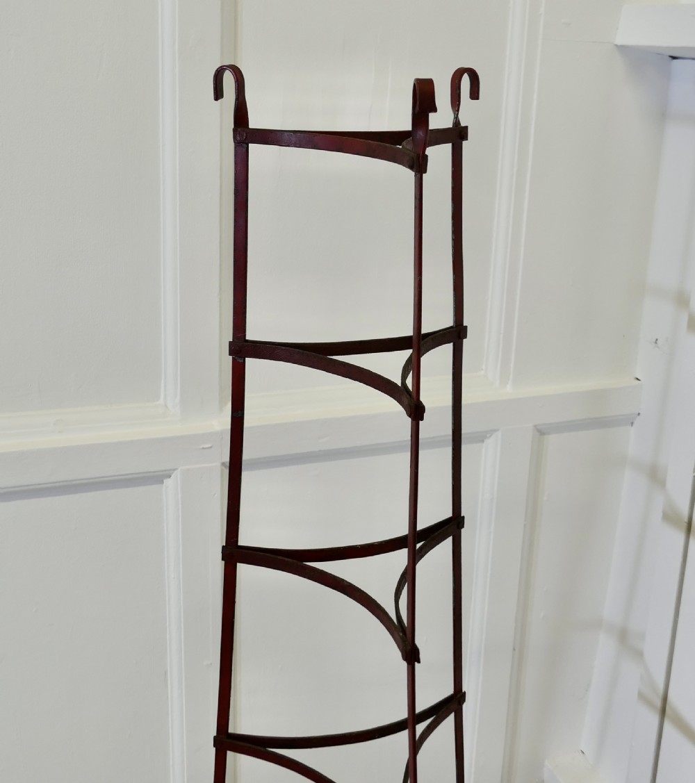 19th Century Iron Pot Stand, Farmhouse Kitchen View III