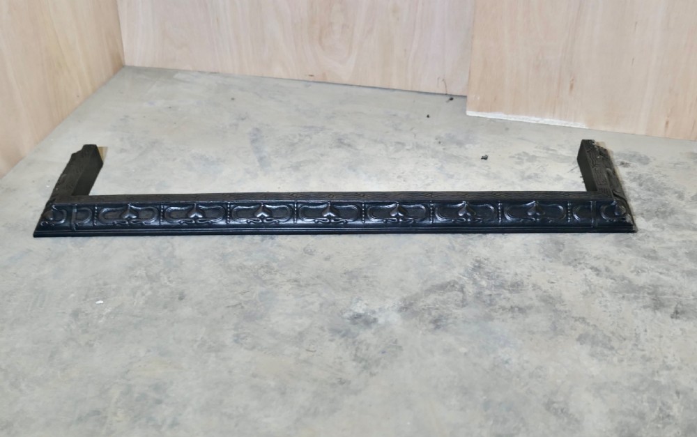 Art Nouveau Cast Iron Long Fender  