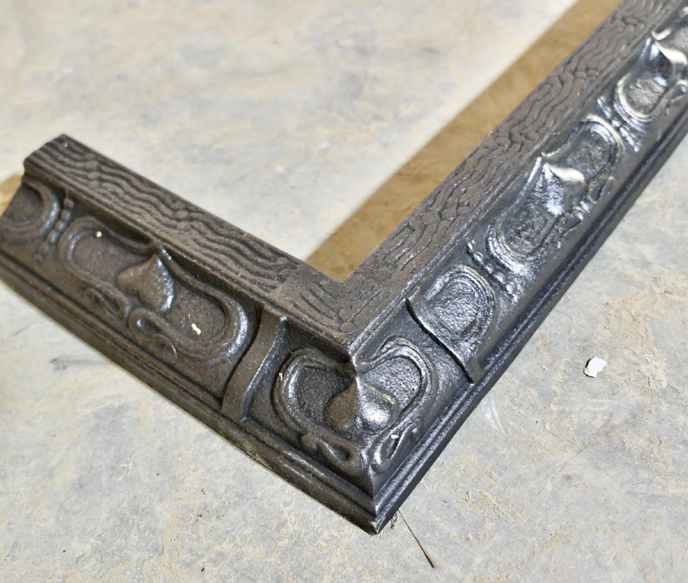 Art Nouveau Cast Iron Long Fender   View V