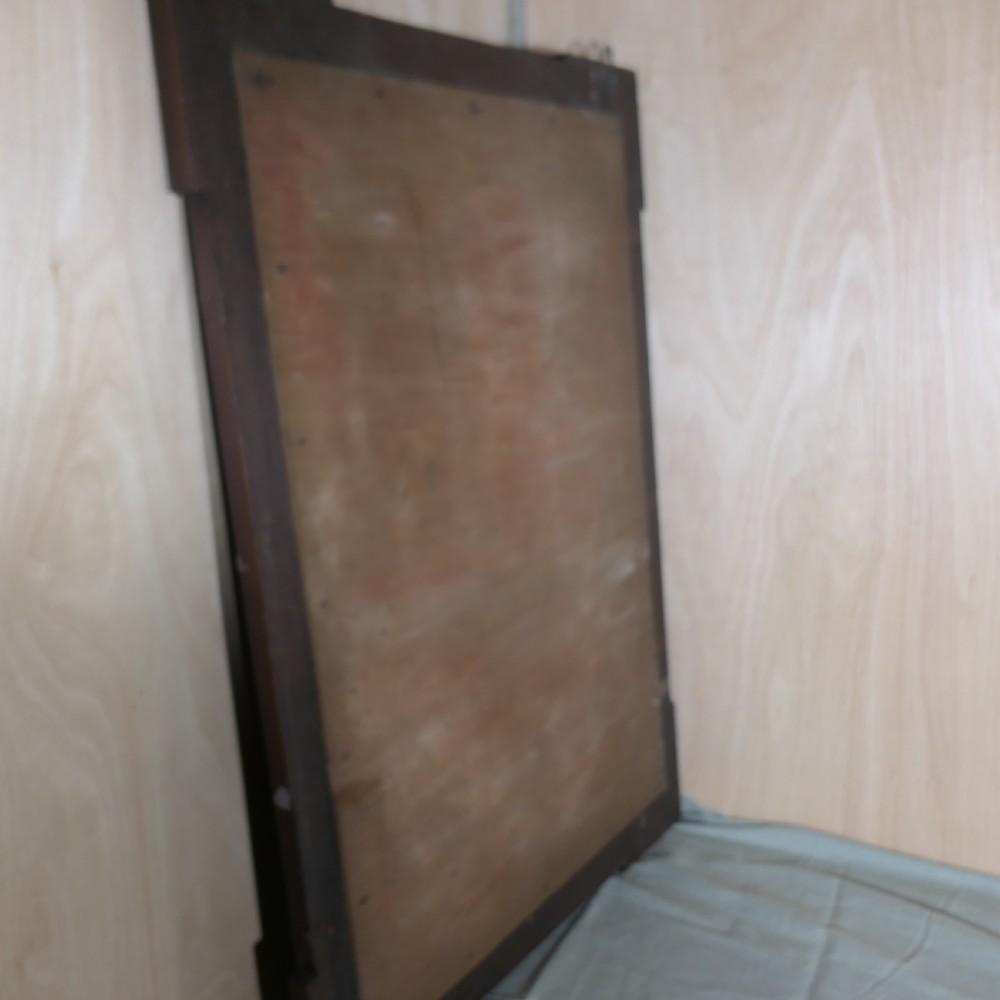  Hand Carved Walnut Frame Mirror, Mythical Birds   View V