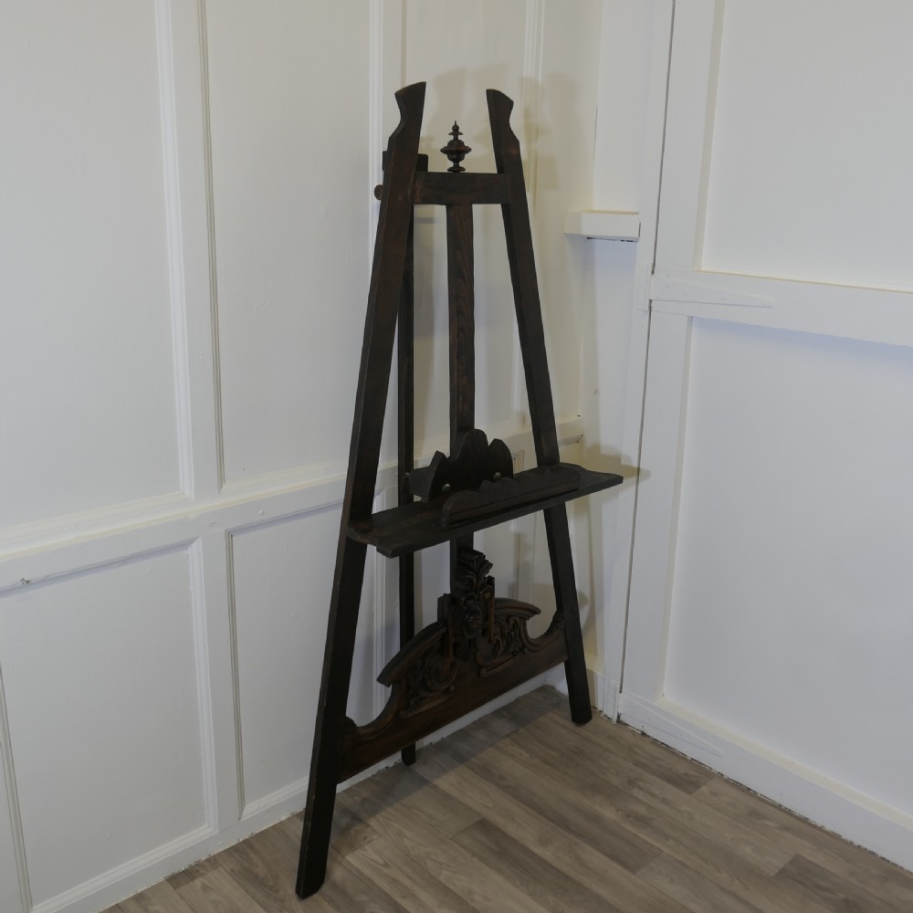 Large Carved Display Easel View VI