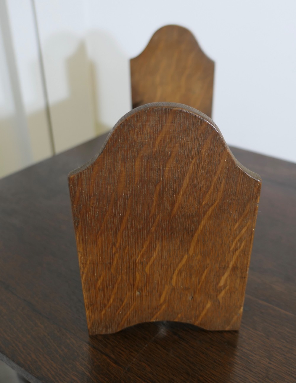 Oak Desk Top Book Trough View II