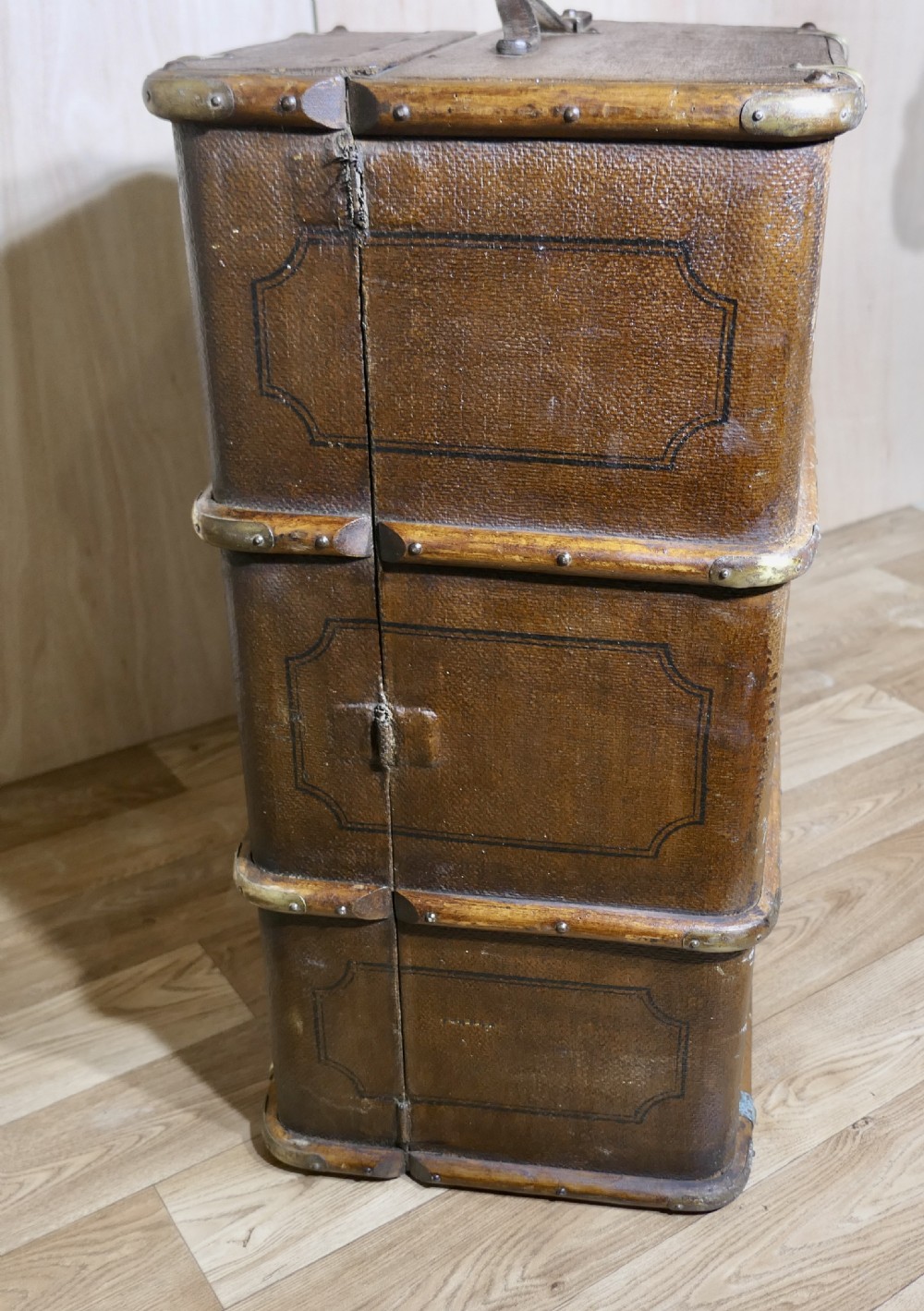 19th Century  Travel Chest or Steamer Trunk,   View V
