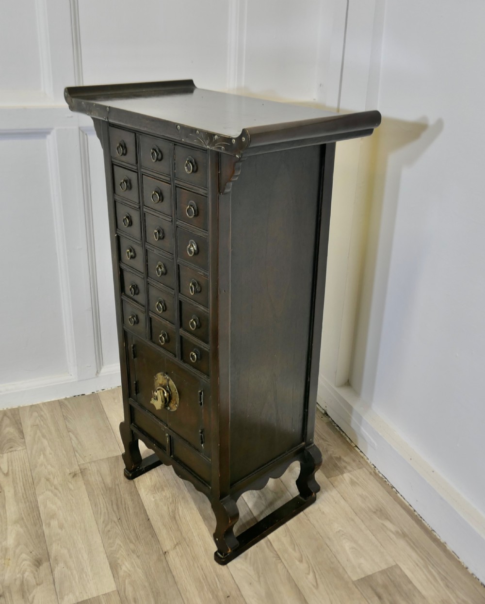 Oriental Apothecaries Many Drawer Side Cabinet View III
