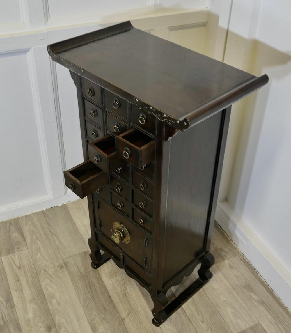 Oriental Apothecaries Many Drawer Side Cabinet View IV