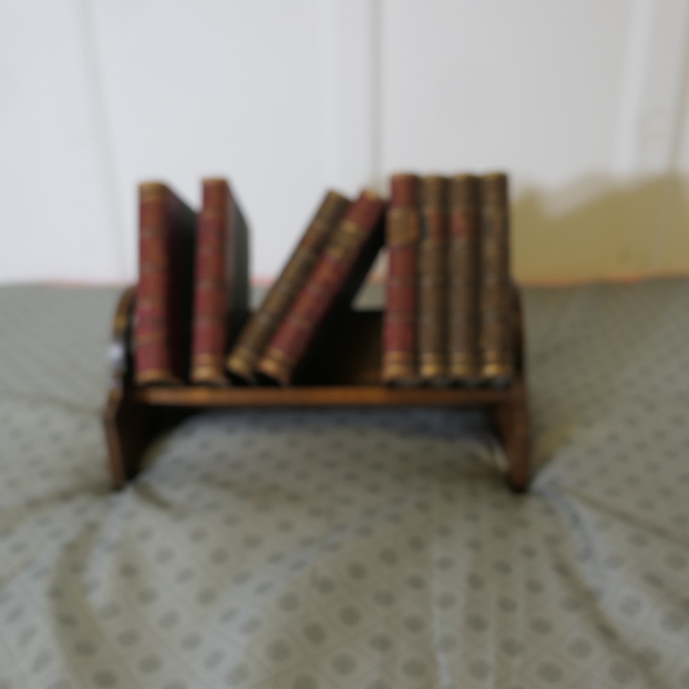 Oak Desk Top Book Trough, with Handles View IV