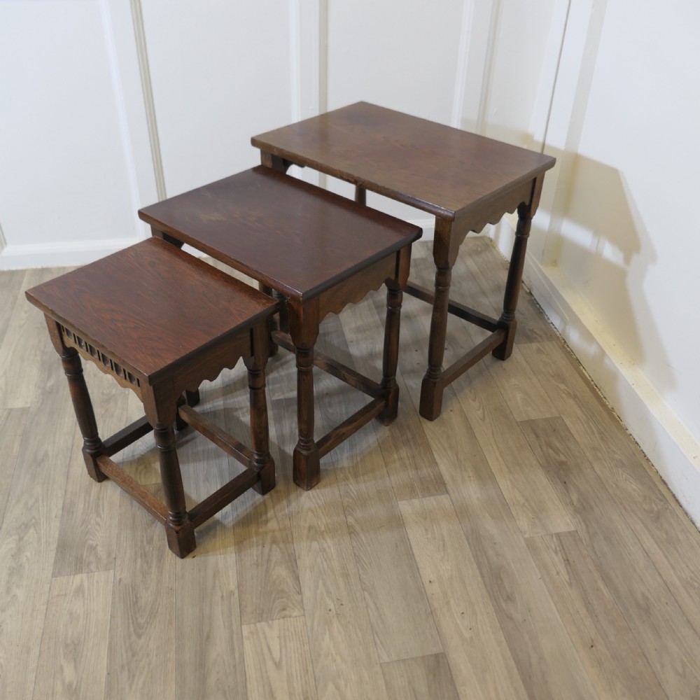 Oak Nest Of Tables