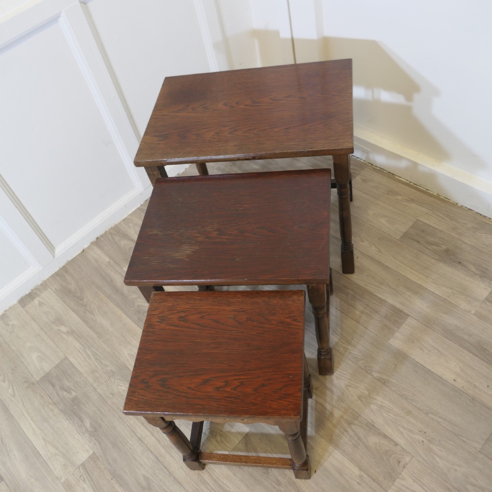 Oak Nest Of Tables View II