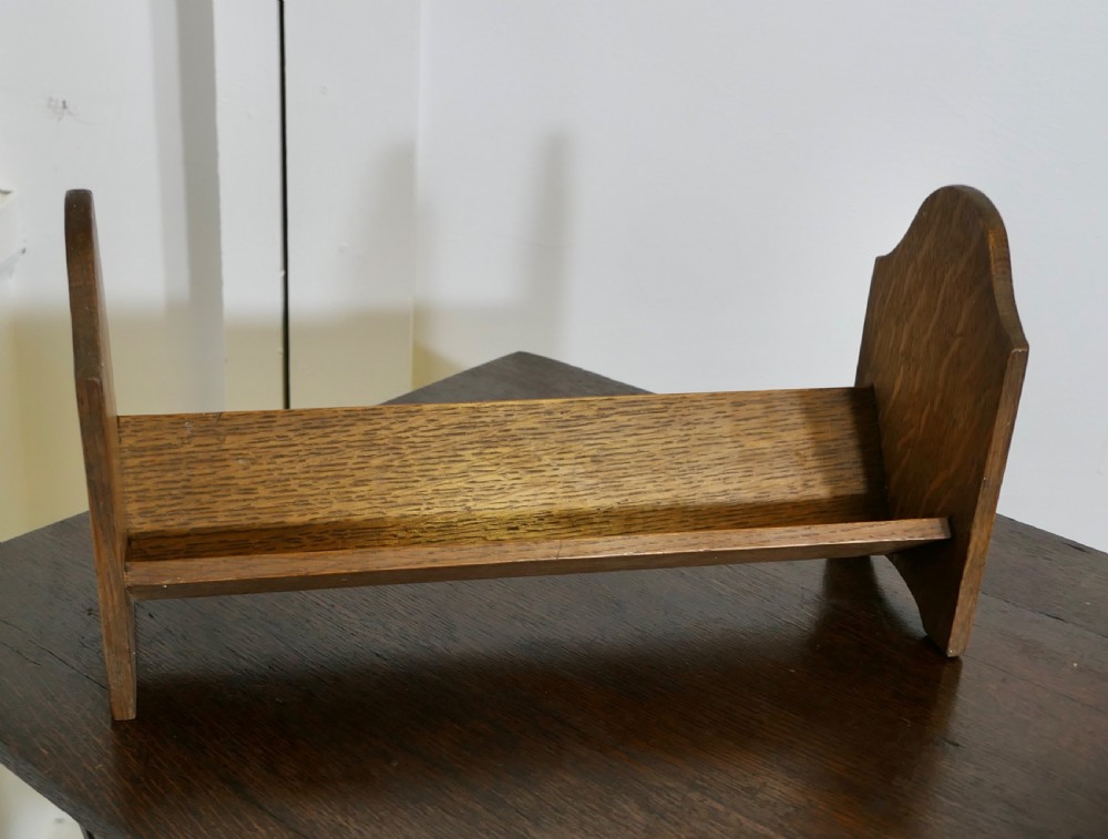 Oak Desk Top Book Trough View II
