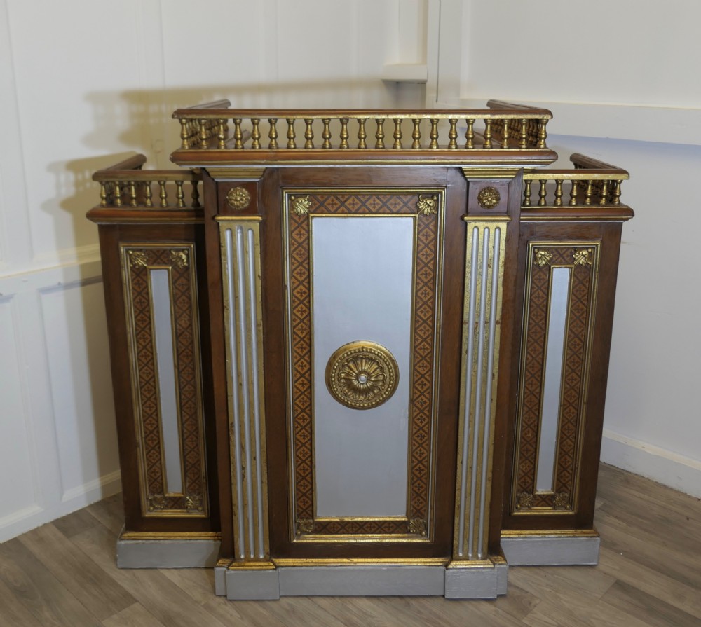Italian Hotel Restaurant Reception Hostess Greeting Station, Greeter View II