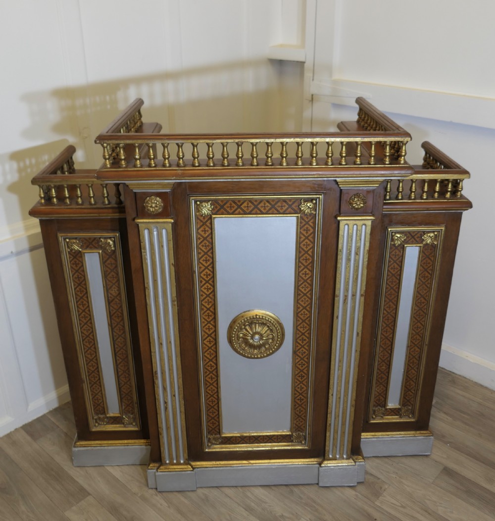 Italian Hotel Restaurant Reception Hostess Greeting Station, Greeter View III
