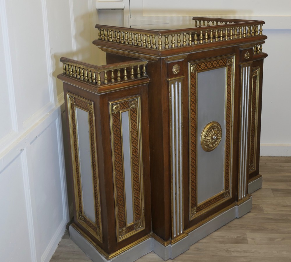 Italian Hotel Restaurant Reception Hostess Greeting Station, Greeter View IV